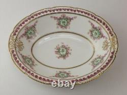 Rare and Lovely Haviland Limoges. Bread Plate, Serving Dish. Pink Roses and Gold