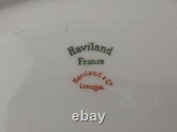 Rare and Lovely Haviland Limoges. Bread Plate, Serving Dish. Pink Roses and Gold