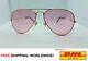 Ray Ban Pink Aviators Vintage Bausch And Lomb Edition 58mm Rose Sunglasses Rare