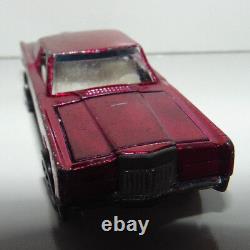 Redline Custom Continental Mark III ROSE Hot Wheels HW Pink Rare Color 1968 US