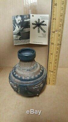 Rose Cabat Original Signed Vase Art Pottery Early Work RARE! WOW