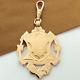 Rose Gold (pink) 9ct (375, 9k) Antique Rare Pendant With Fob
