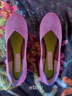 Rothy's Flats 7.5W Spring pink / Rose Double Stitch RETIRED/RARE COLOR