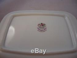 Royal Albert Lavender Rose Butter Dish 1st Quality Bone China British Rare