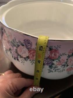 Royal Albert Rose Garland Soup Tureen Bone china Rare