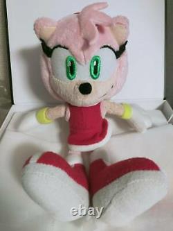 SEGA Sonic The Hedgehog Sanei Amy Rose San-ei Plush 2007 Rare Small 19cm