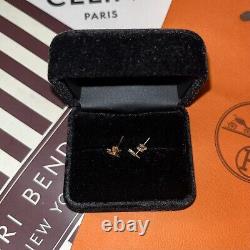 SHAY Jewelry 18k Rose Gold & Pave Diamond Studs Rare And Discontinued