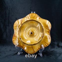 STUNNING Antique French Majolica Oyster Plate? 1890 Rare