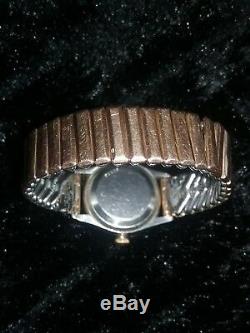 Sale Rare! Vintage1936 Rolex Oyster Perpetual Rose Gold Watch +Mercedes Hands