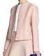 Sandro Women's Very Rare Textured Jacket Blazer In Rose Pink Size 40 Nwt $675