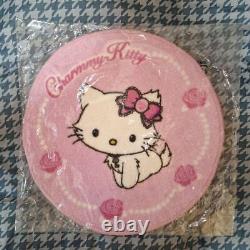 Sanrio Charmmy Charmy Kitty Mat Rug Pink Rose Flower Cat Unused Rare 46.5cm
