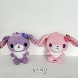 Sanrio Sugarbunnies Plush Set of 2 Blueberryusa Strawberryusa Sugar Bunnies Rare