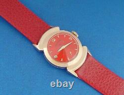 Serviced & Warrantym Elgin 1952 Red Knightrare-pink/rose G. F. Coned Crysta