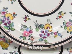 Set of 10 Wedgwood A6559 Rose Cretonne Supper Lunch Plates 9.25 VERY RARE