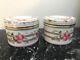 Set Of 19thc. Rare Minton Porcelain Trinket Boxes Gilded With Roses