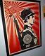 Shepard Fairey Rose Soldier Signed Screenprint 2006 Obey Early Rare Peice 18x24