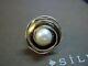 Silpada Pearl Rose Sterling Silver Rare Size 11 Lily Pearl Ring R2121 Htf
