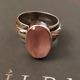 Silpada R1055 Size 6 Sterling Silver Pink Rose Quartz Ring Very Rare