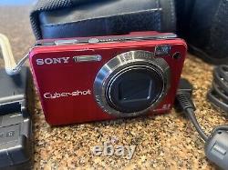 Sony CyberShot DSC W150 rare PINK Digital Camera With Battery 8.1MP TESTED