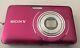 Sony Cyber-shot Dsc-w310 12.1mp Digital Camera Rare Pink Rose Low Shutter Count