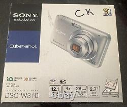 Sony Cyber-shot DSC-W310 12.1MP Digital Camera Rare Pink Rose Low Shutter Count