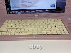 Sony PCG-287N Vaio Computer 15' LCD Keyboard Rare 2003 All-In-taOne RARE Pink