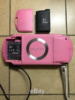 Sony Playstation PSP 1K Pink 1004 PSP-1004 Rare Rose Tested Works Collector 1 K