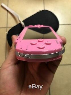 Sony Playstation PSP 1K Pink 1004 PSP-1004 Rare Rose Tested Works Collector 1 K