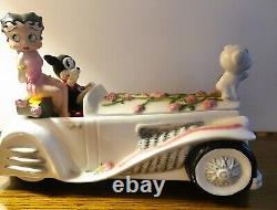 Stunning Rare & Limited Edition Betty Boop Pink Rose Rolls Royce