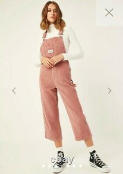 Stussy Reese Cord Overall Rose Size 8 Rare