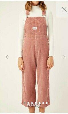 Stussy Reese Cord Overall Rose Size 8 Rare