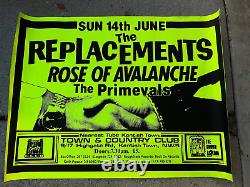 The Replacements Rare UK Show Poster Rare! Rose of Avalanche