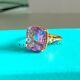 Tiffany & Co. 18k Rose Gold Amethyst Sparkler Ring With Diamonds 7.25 Rare