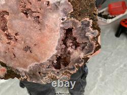 Top rare 21.7LB Natural pink rose Quartz specimen points Crystal rock Healing