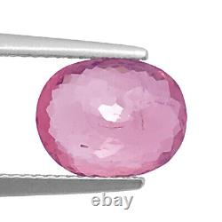 Tourmaline 3.54ct rare rose pink color 100% natural earth mined from Mozambique