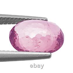 Tourmaline 3.54ct rare rose pink color 100% natural earth mined from Mozambique