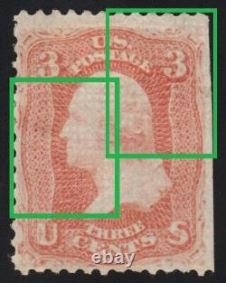US # 94 Var MINT OG H RARE DOUBLE GRILL VARIETY UNLISTED IN SCOTT BEAUTY