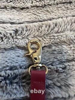 VERSACE PET LEASH! -Rare Luxury Dog/Cat Leash! -Pink WithGold Medusa Emblems