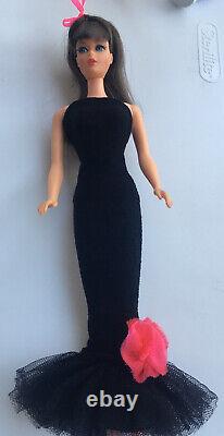 VINTAGE BARBIE SOLO IN THE SPOTLIGHT Rare No Glitter Hot Pink Rose No doll