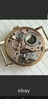 V Rare Vintage Omega Chronometre 18kt Rose Gold Cal 30t2 Sc Rg 33mm 100% Genuine