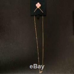 Van Cleef & Arpels Necklace 2015 Xmas Limited alhambra K18 Rose Gold Pink Rare