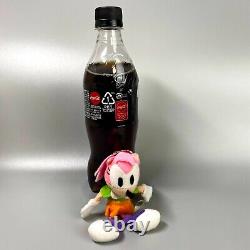 Very Rare 1996 Sonic the Fighters Amy Rose Keychain Plush doll Hedgehog SEGA