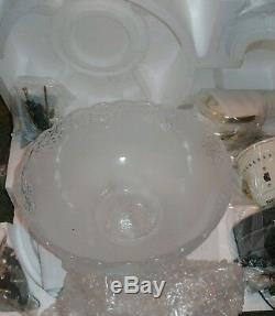 Very Rare! Pfaltzgraff Tea Rose Ceiling Fan + Light Hunter Model 21030