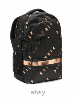 Victoria's Secret PINK Collegiate Backpack School Travel Laptop Book Bag Rare