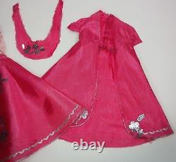Vintage Barbie Sew Free Fashions Midnight N Roses Dress & Cape + Robe #1751 RARE