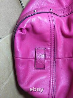 Vintage COACH Leather Rose Pink ALEXANDRA Shoulder Bag Purse Handbag RARE