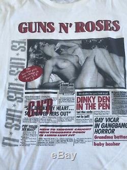 Vintage Guns N Roses Lies Shirt RARE Single stitched Axl Rose Slash
