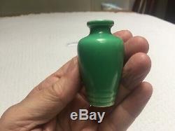 Vintage Homer Laughlin Harlequin Light Green Perfume Bottle Very Rare