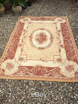 Vintage RARE large Laura Ashley Rose Print barouque rug 160cm x 235cm