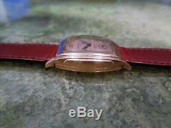 Vintage Rare Benrus AR 15 / 337 Calibre Sub Second 10K Rose Gold Filled Watch